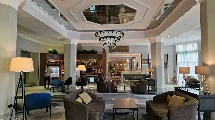 What is a hotel reception